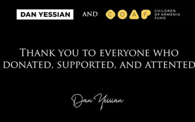 Thank You for an Evening of Hope for the Children of Armenia